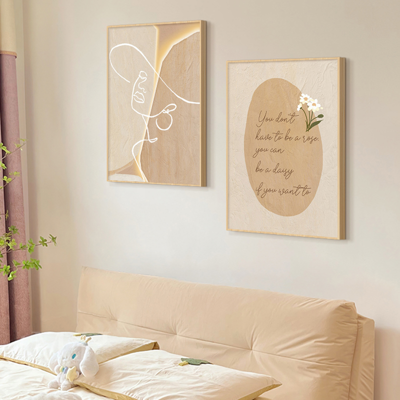 Wooden Cream Style Abstract Li - Korean Lifestyle Aesthetic のレビューと価格