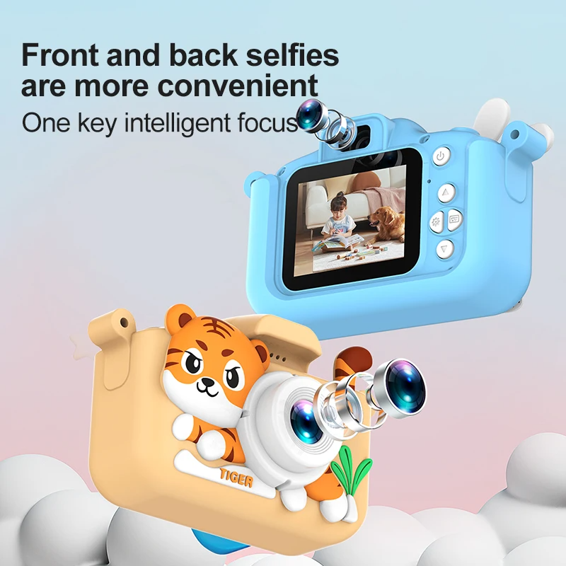 Kids Mini Camera Cartoon Tiger - Korean Boy Lifestyle のレビューと価格