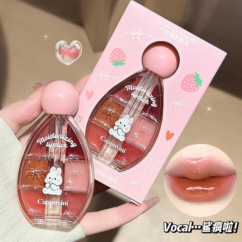 Korean Fashion Six-color Mirro - Lip Tint Korean のレビューと価格