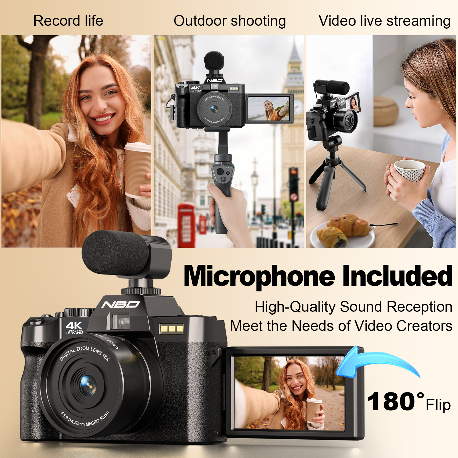NBD 48MP 4K Digital Camera S10 - Traditional Korean Lifestyle のレビューと価格