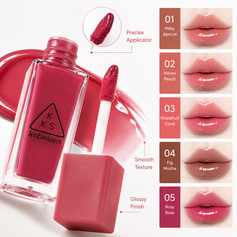 K-Beauty Juicy Glass Lip Gloss - Lip Tint Korean のレビューと価格