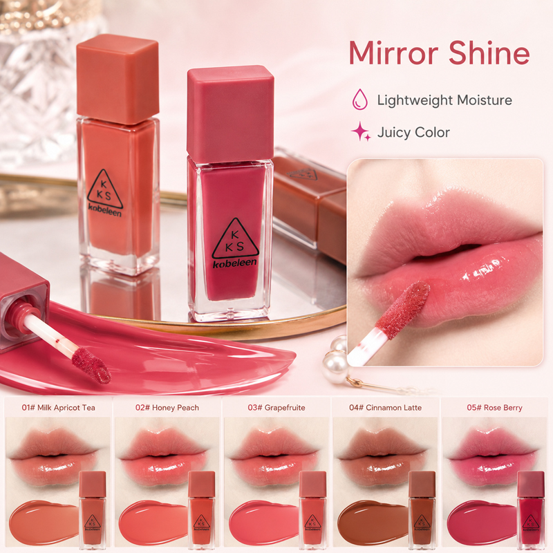 K-Beauty Juicy Glass Lip Gloss - Lip Tint Korean のレビューと価格