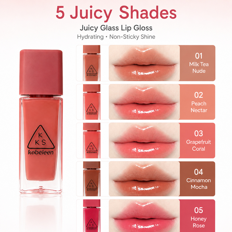 K-Beauty Juicy Glass Lip Gloss - Lip Tint Korean のレビューと価格