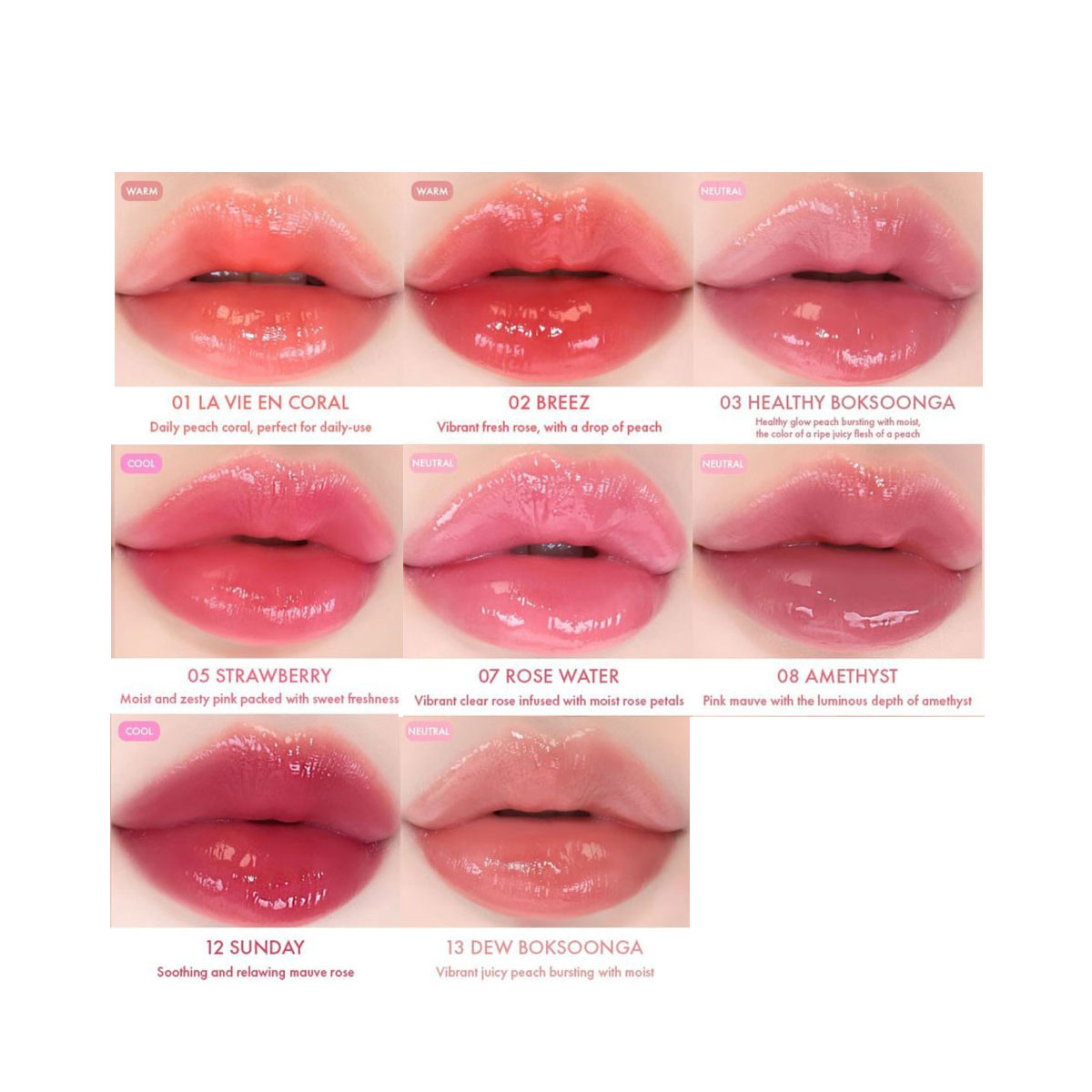 [ClearanceSale] AMUSE DEW TINT - Lip Tint Korean のレビューと価格