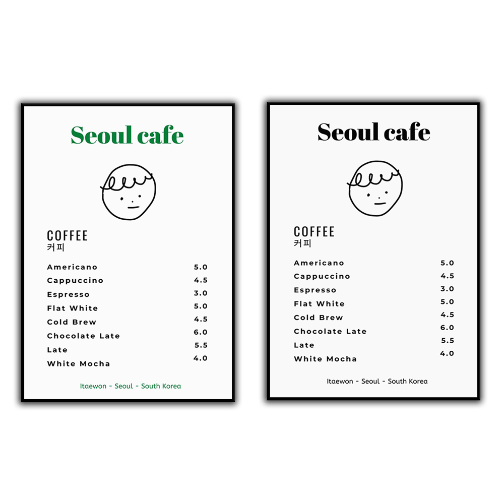 Seoul Cafe Print Wall Art Prin - Korean Lifestyle Aesthetic のレビューと価格