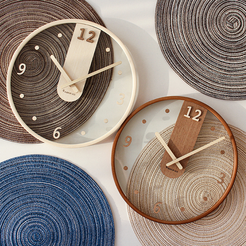 Design European Clock Wall Aes - Korean Lifestyle Aesthetic のレビューと価格