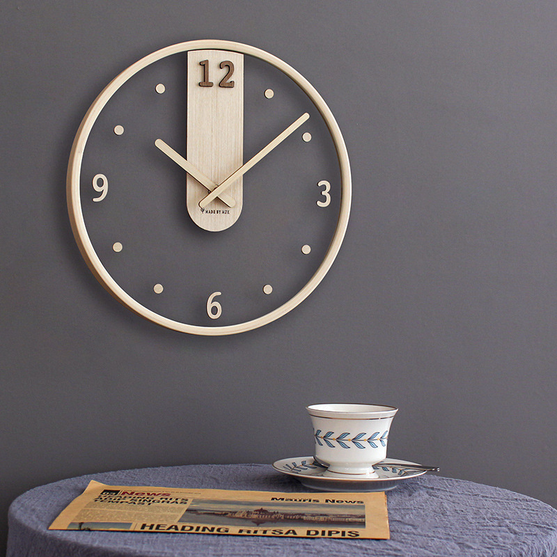 Design European Clock Wall Aes - Korean Lifestyle Aesthetic のレビューと価格