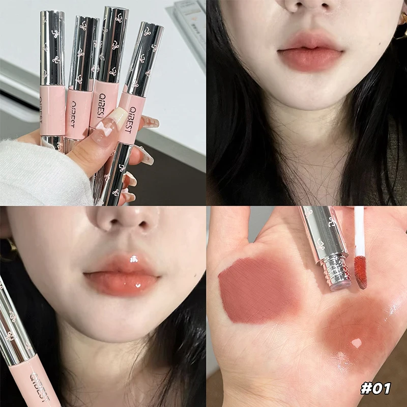 QIBEST Double Head Matte Velve - Lip Tint Korean のレビューと価格