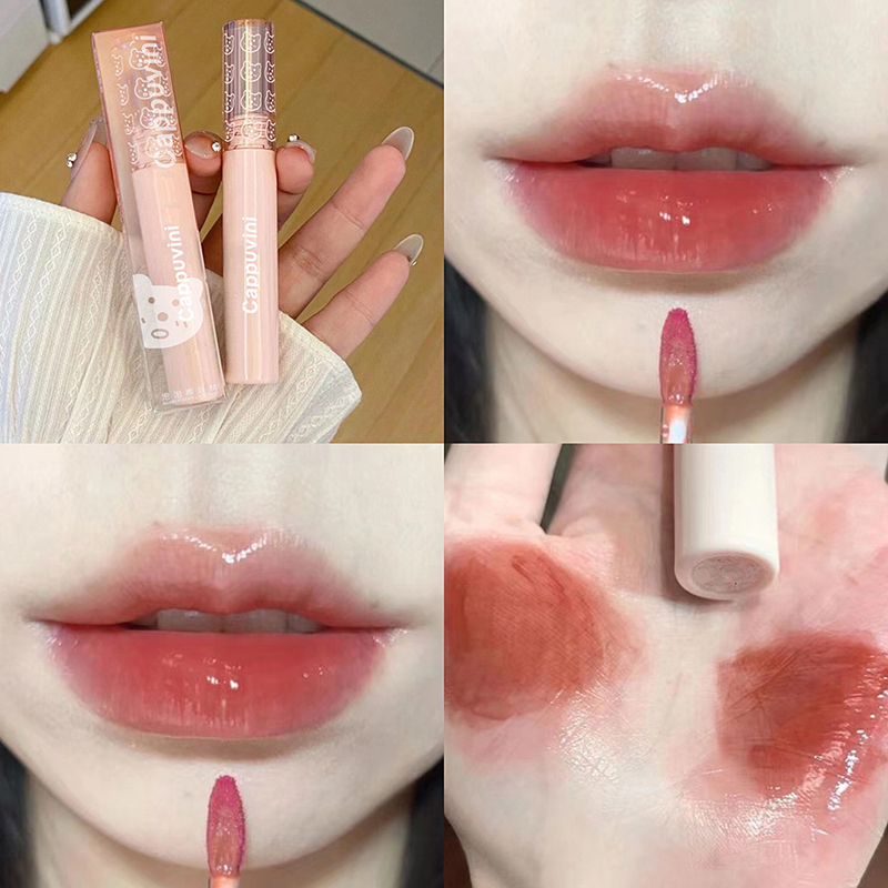 Korean Cherry Red Waterproof M - Lip Tint Korean のレビューと価格
