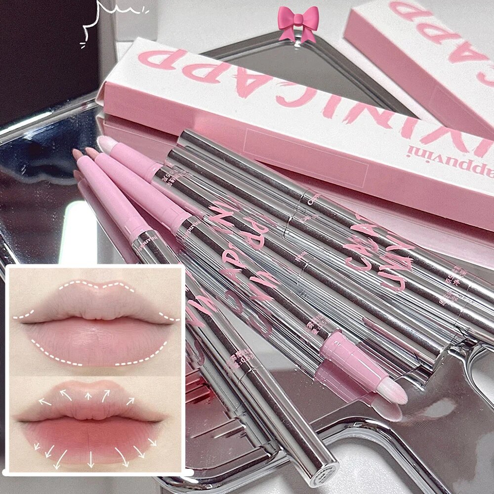 Nude Lip Liner with Lip Brush  - Lip Tint Korean のレビューと価格