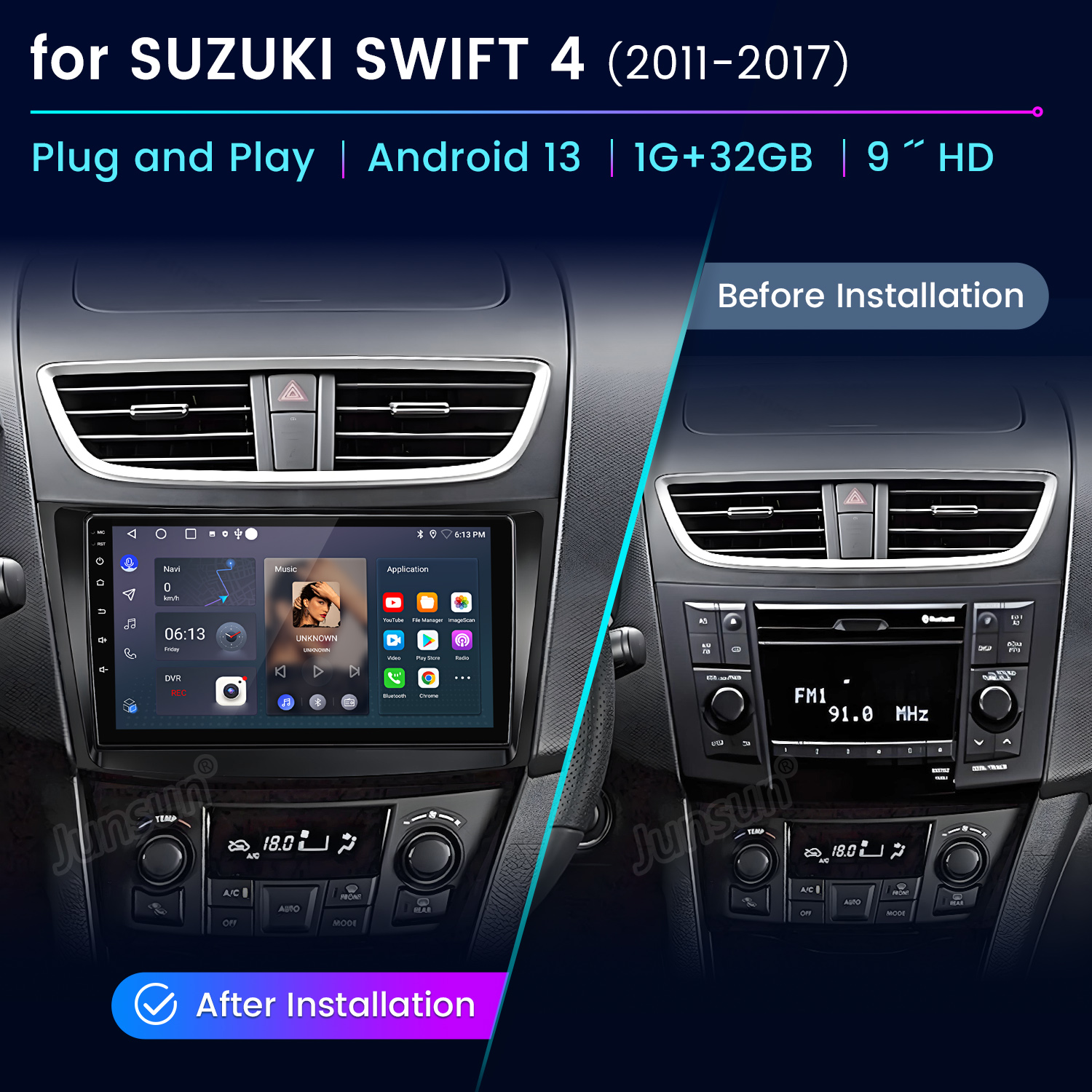 Junsun AI Voice Car Stereo Rad - Traditional Korean Lifestyle のレビューと価格